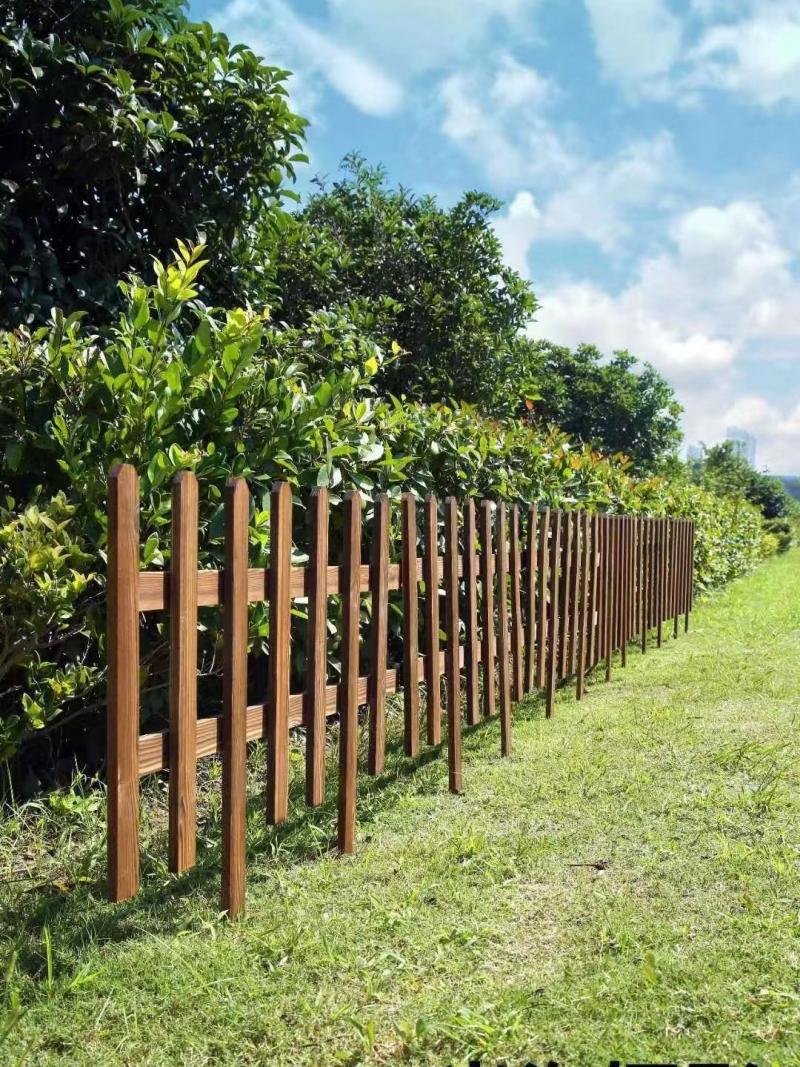 花园草坪户外防腐木栏杆护栏围栏栅栏小篱笆院子庭院隔断室外围挡