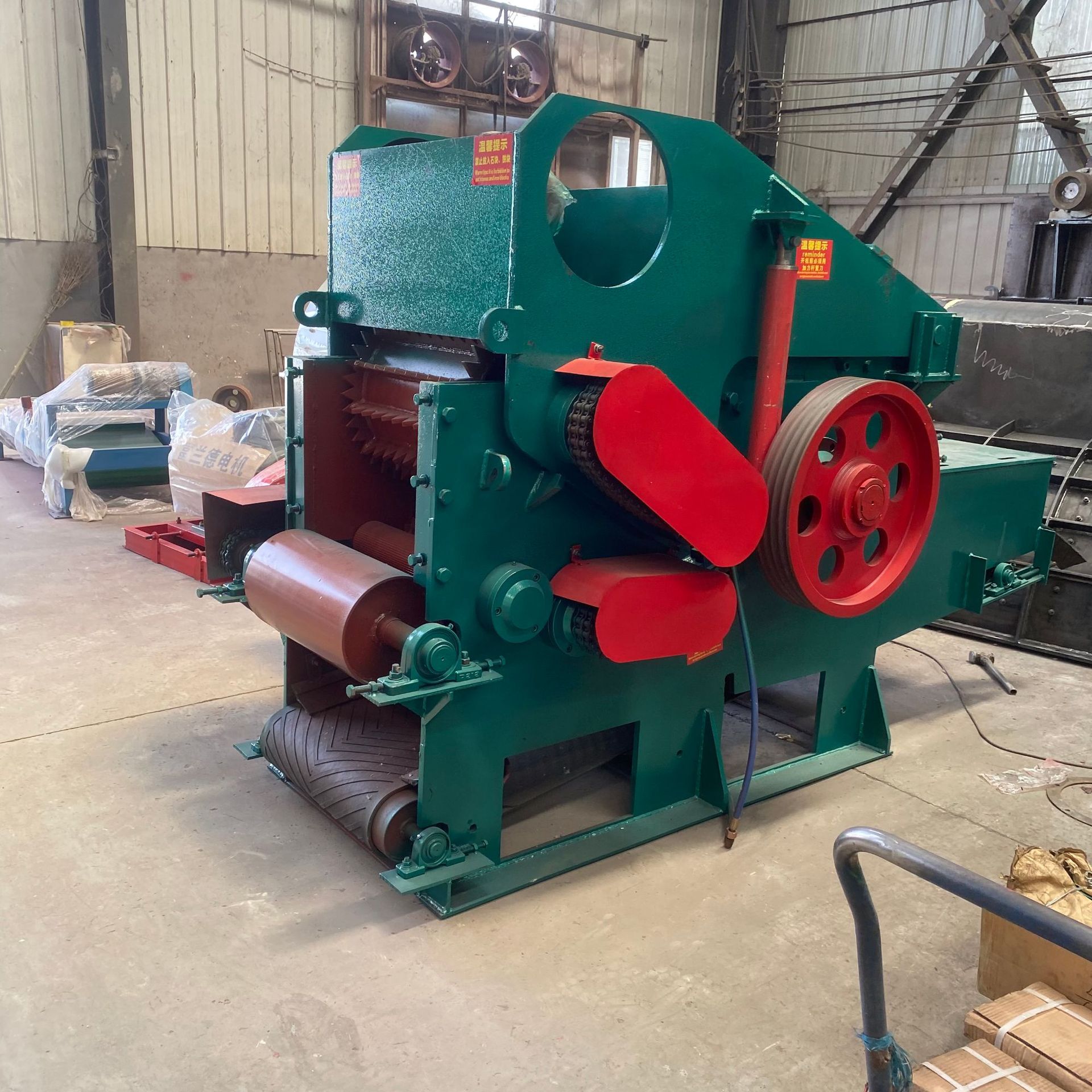 木材边角料木片机 枝桠材废单板鼓式削片机 218型桐树切片机