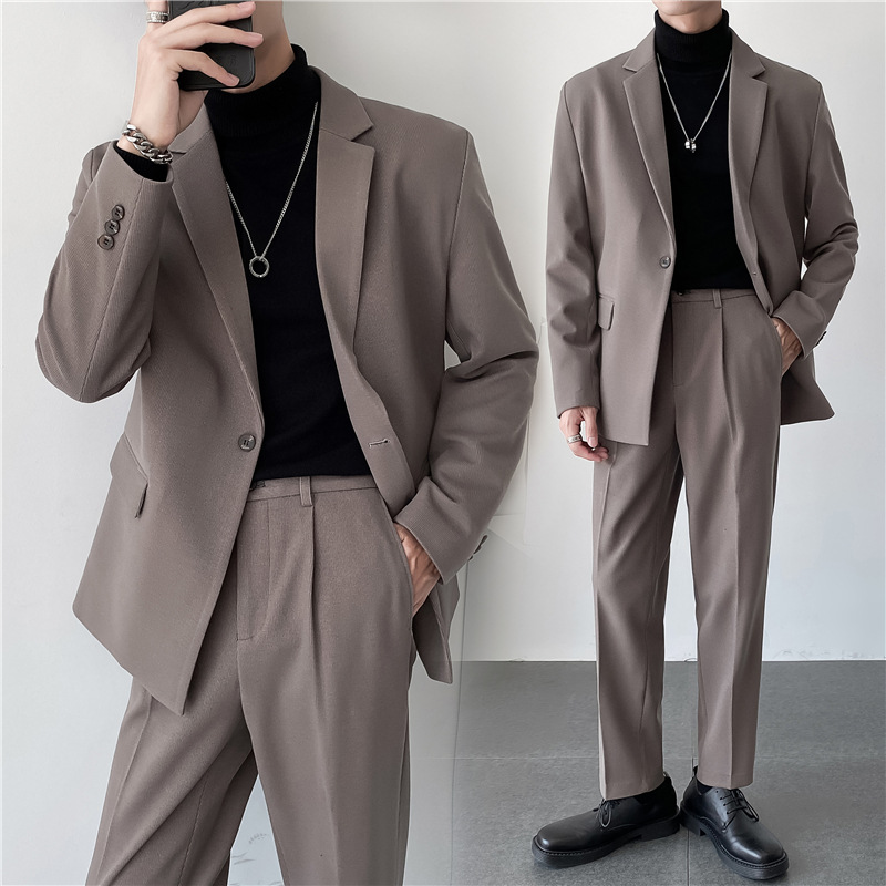 英伦男士商务西服