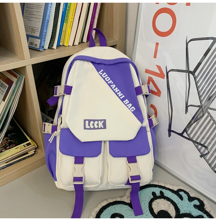 School Season Schoolbag Female Summer Junior High School Student Girl Backpack Fashion Trend Primary School Student Three to Six Grade Backpack