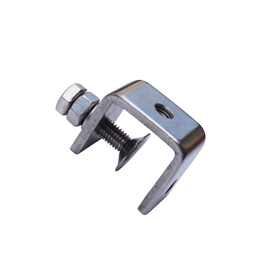 不锈钢老虎卡夹工字方管固定虎口卡扣铁c型夹u形u型抱箍锁扣