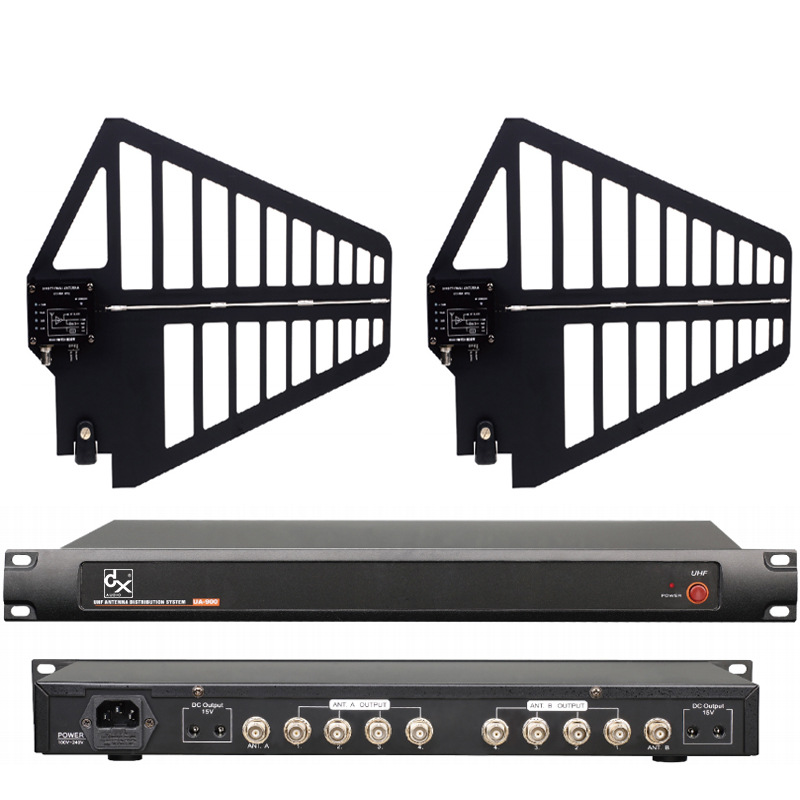 天声麦克风天线放大器 无线话筒信号加强接收 校园天线增幅500米