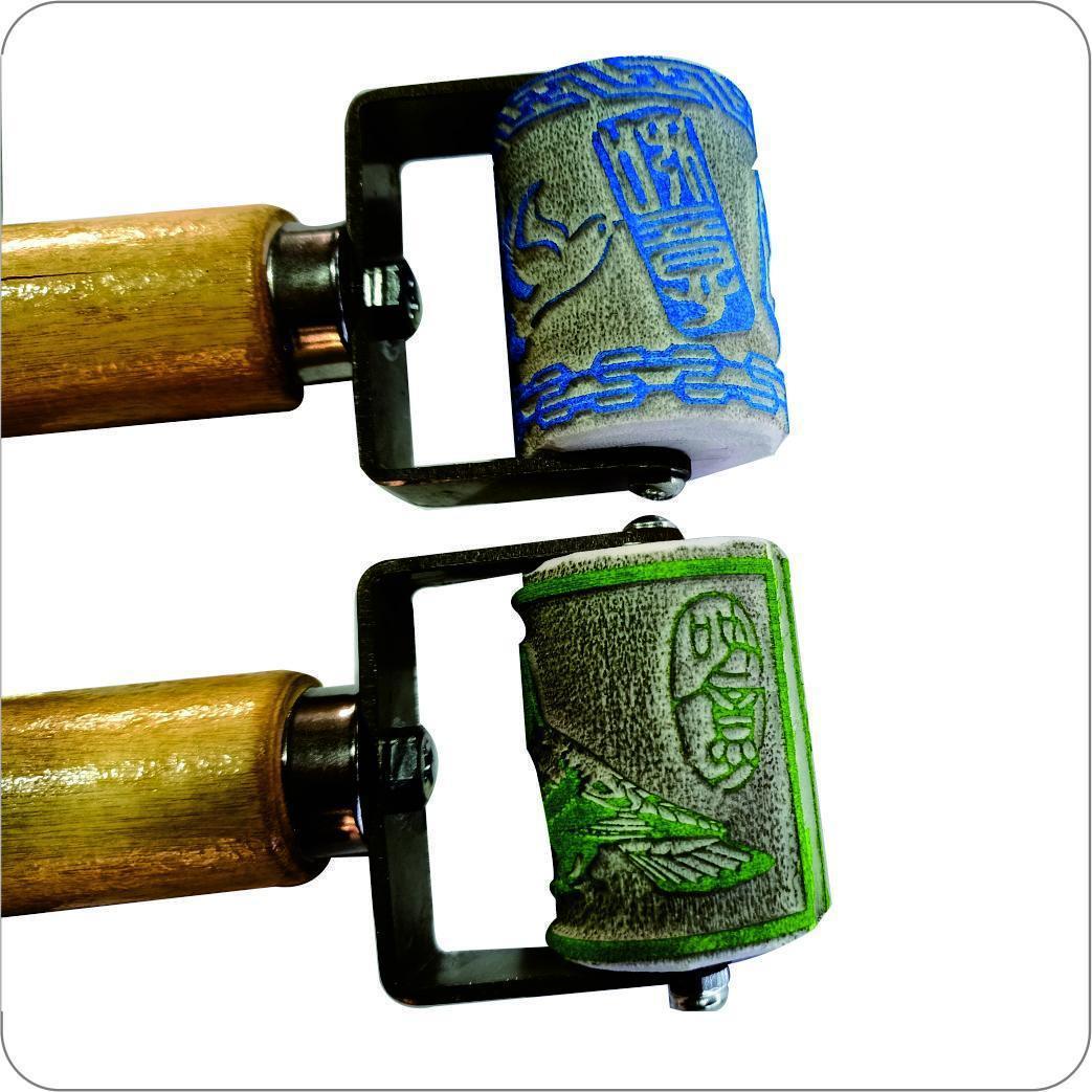 台鸽信鸽赛鸽滚筒印章羽毛盖章长方章纸箱滚码器滚轮刷红胶海绵印