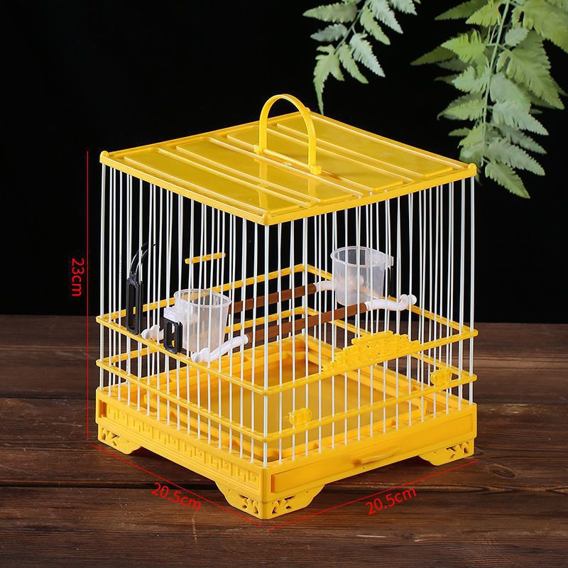抽屉鸟笼绣眼抽屉式塑钢板笼塑料加密玻璃钢方笼洗澡笼贝子柳包邮