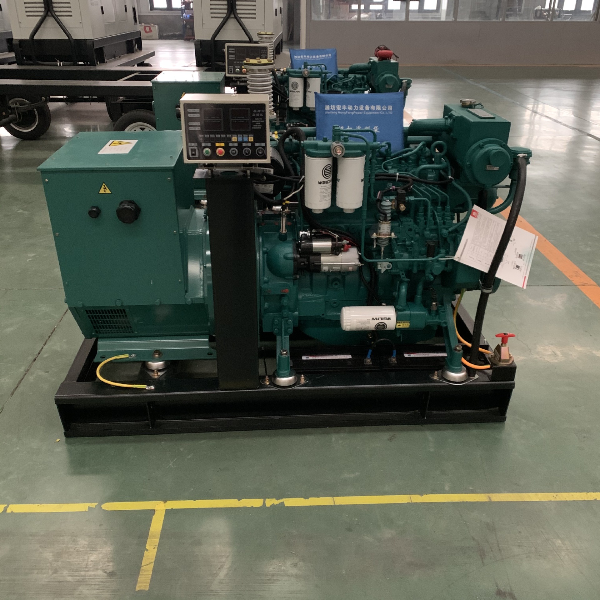 潍柴动力75千瓦船用发电机组潍柴wp4cd100e200船电机组