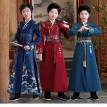 [支持代发]男童唐装汉服冬季男孩中国风童装2021新款儿童古装女童