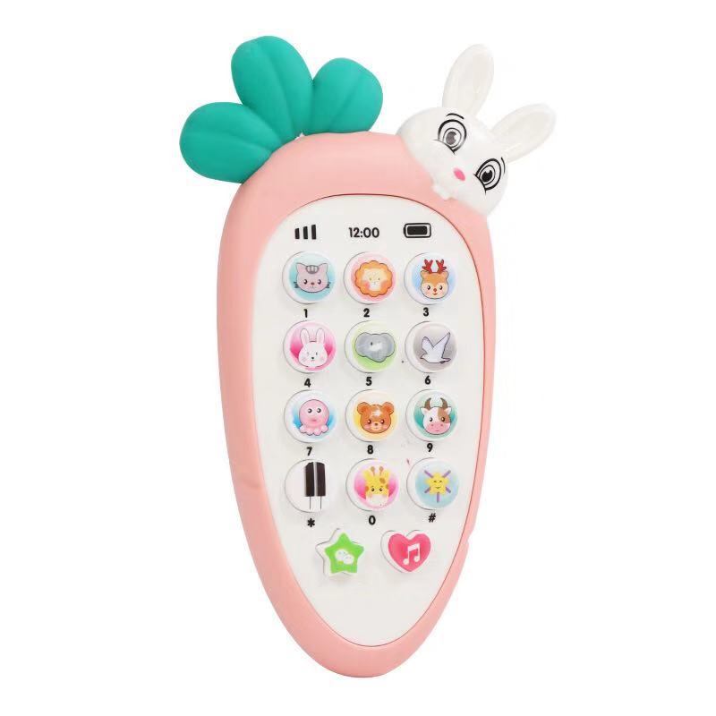 Children's Music Toys Baby Enlightenment Rechargeable Baby Early Education Phone 01-3 Years Old Cartoon Mobile Phone · Press