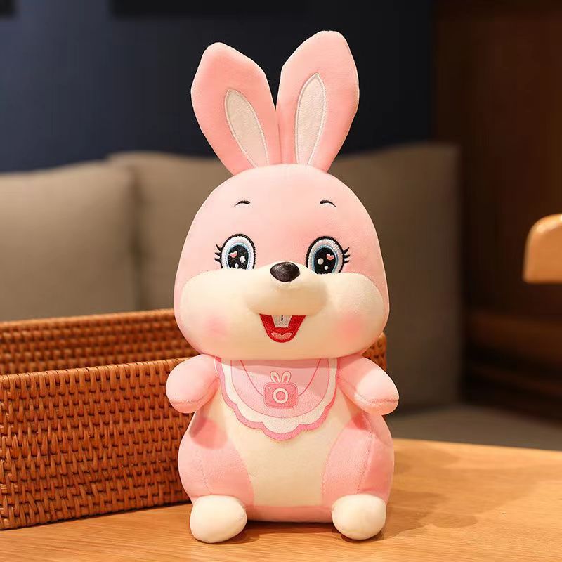 Cute Tooth Rabbit Doll Plush Toy Rabbit Doll Crane Machine Rabbit Home Gift Wholesale