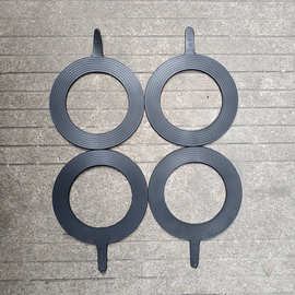 橡胶法兰垫片密封垫圈阀门管道圆形防水垫.胶皮垫优质加厚rf dn50