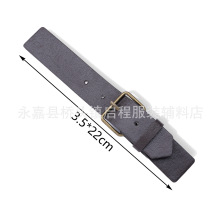 3.5cm青古铜深咖袖扣羊纹袖袢皮对扣服装辅料冬天防裂男款外套配