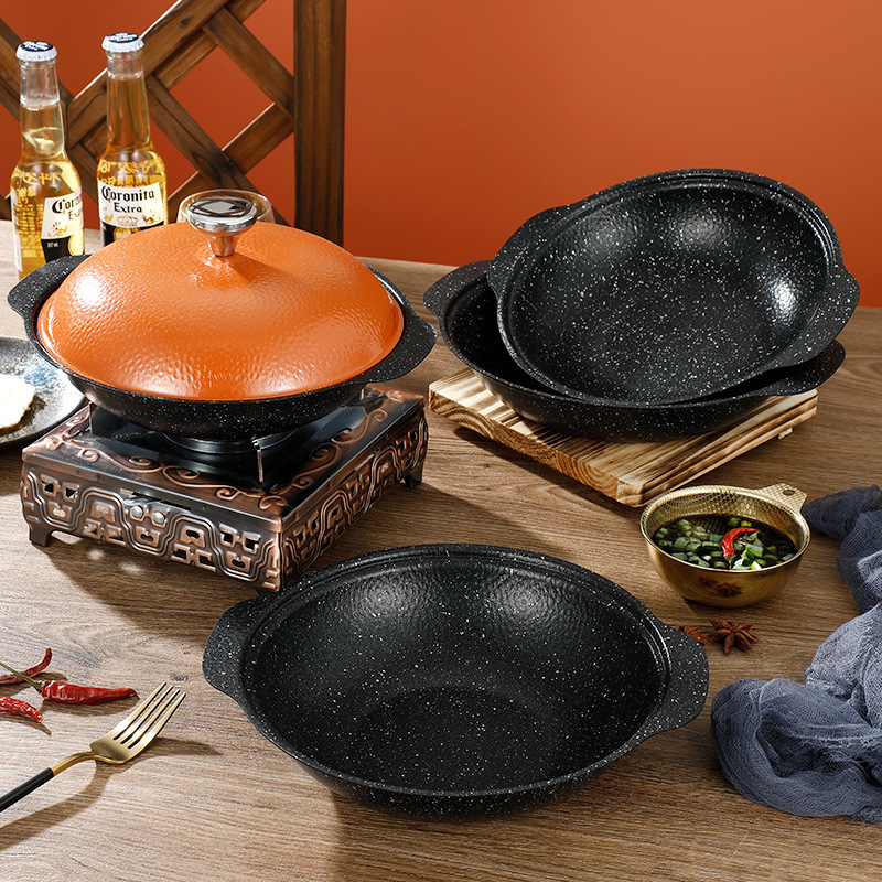 不锈钢煲仔锅锤纹干锅锅具单人小火锅锅仔不锈钢酒精锅一人一锅