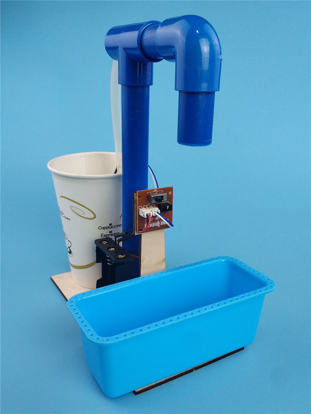 科技小制作自动感应洗手机科学发明玩具diy学生初中手工实验技术