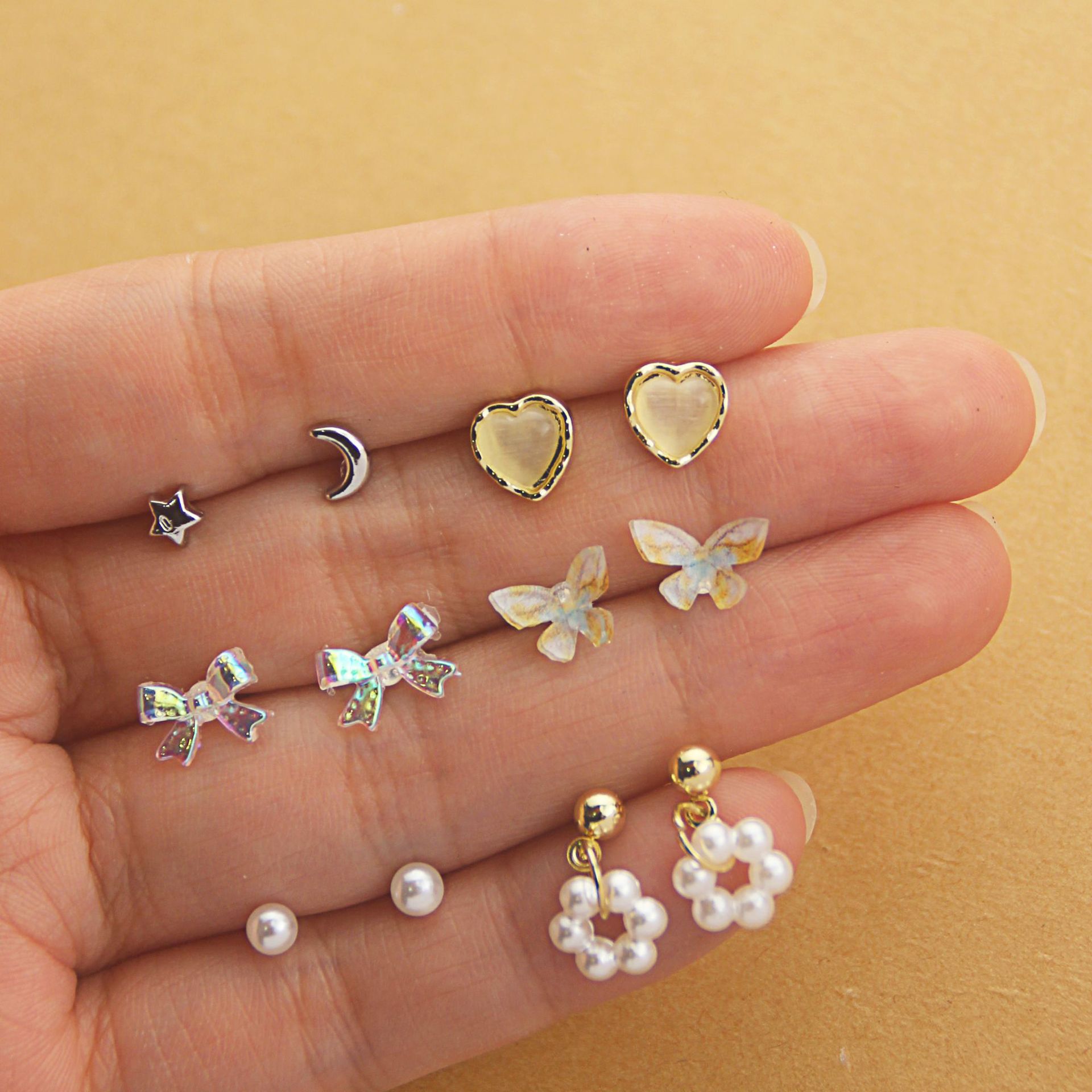 猫蛰s925纯银蝴蝶结耳钉女气质名媛独特轻奢网红2023新款洋气耳饰