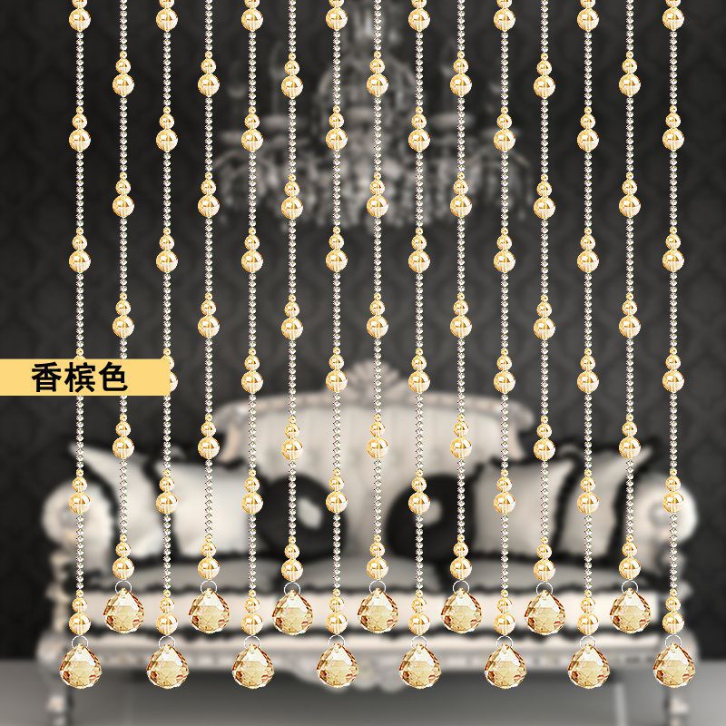 葫芦风水珠帘门帘隔断水晶玻璃欧式中式客厅餐厅过道卫生间珠帘