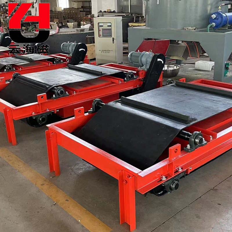 rcyd系列永磁自卸式除铁器皮带式矿用全自动卸铁设备强磁除铁机