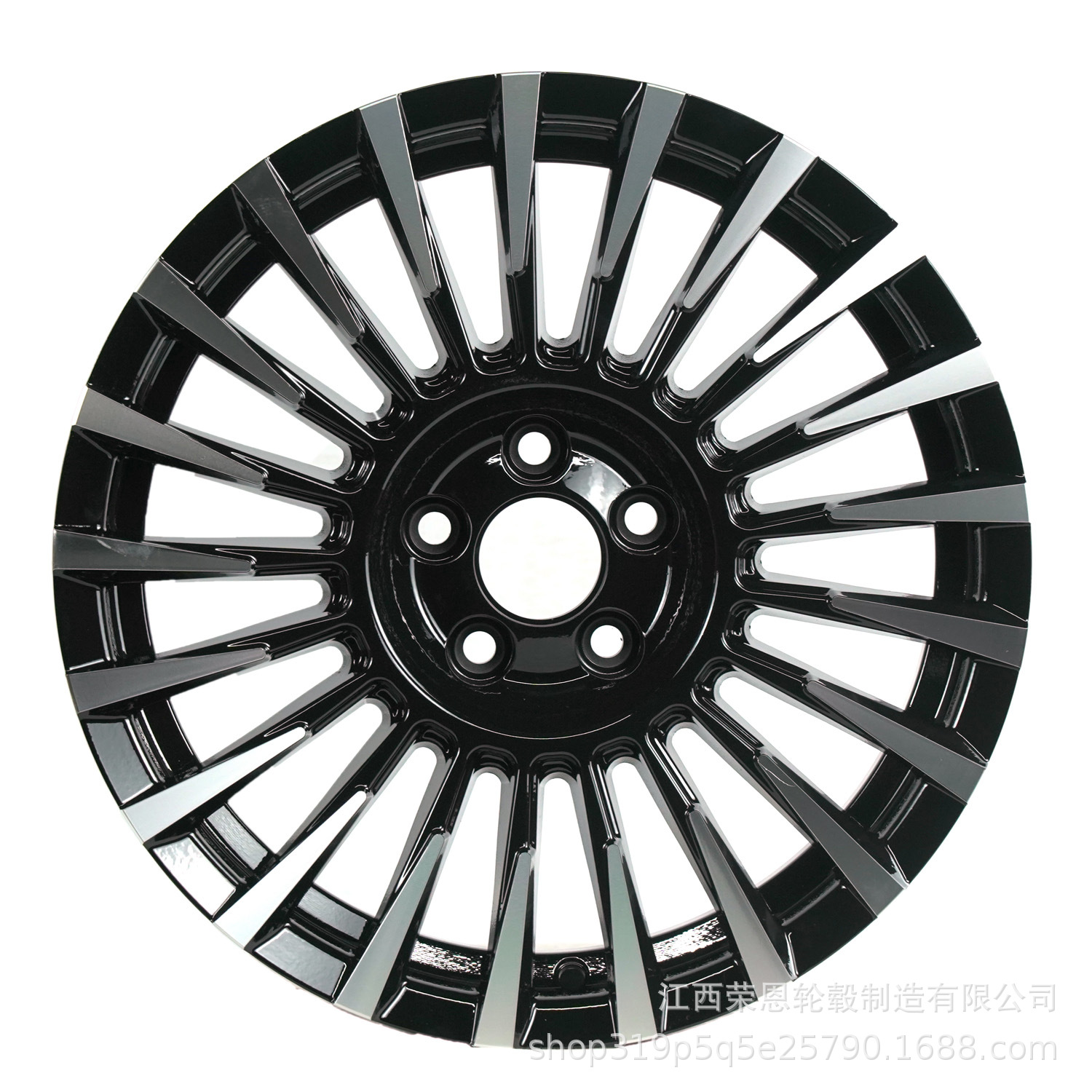 rew028 15 16寸汽车铝合金轮毂重力铸造多辐条适合多种车型改装
