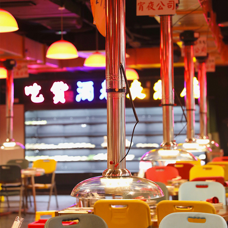 烤肉店排风设备商用烤肉排烟管烧烤吸烟管抽烟机烤肉伸缩排烟管道