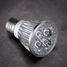 LED灯杯筒灯E27e14螺口GU10卡口节能灯射灯泡3w5W7瓦聚光220V射灯