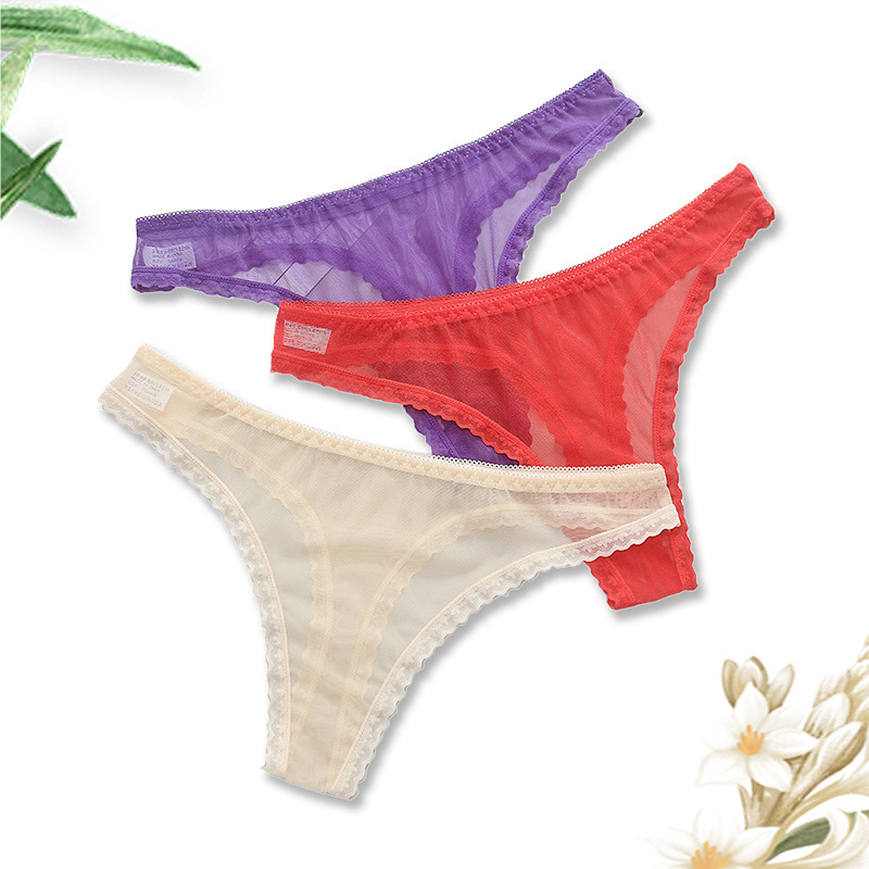 性感丁字裤女全透明底档透视一片式内裤低腰女裤-阿里巴巴