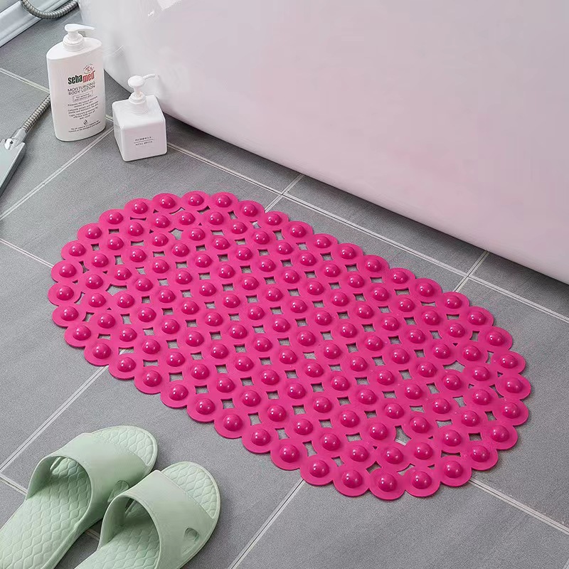 PVC Bath Mat Spot Goods Second Hair Three-Dimensional Bubble Massage Shower Mat with Suction Cup Strong Adsorption Bathtub Mat