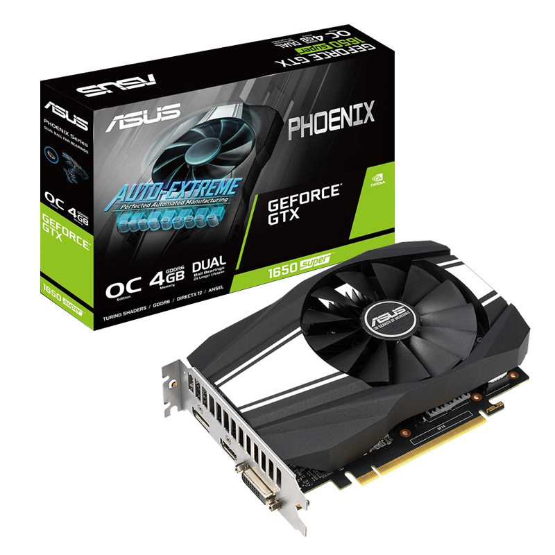 适用华硕 ph gtx1650s o4g 小机箱 游戏电竞 办公设计 专业显卡
