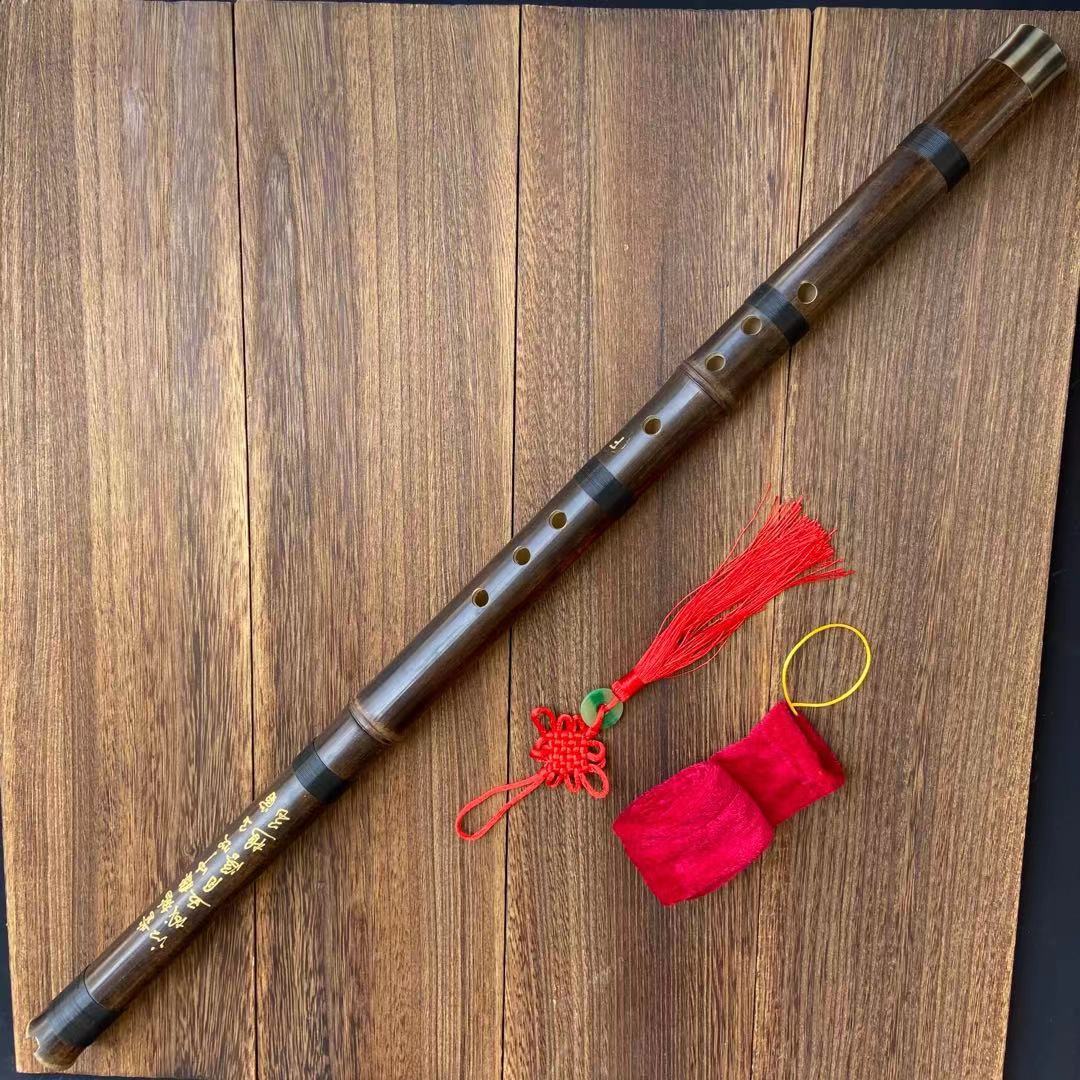 批发紫竹洞箫 单节扎线 g调f调萧 一节6孔和8孔 初学演奏短箫乐器