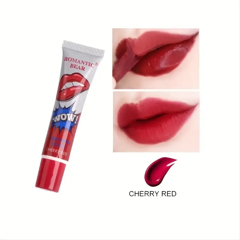 Single with Box English Packaging Tear and Pull Lip Gloss 6 Pieces a Pack Tear and Pull Lip Gloss Tear and Pull Lipstick Lip Gloss Not Easy to Touch