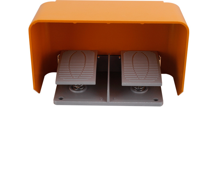 脚踏开关ydt1-18双踩双踏防滑全防护罩折弯剪板机双踏板脚踏开关