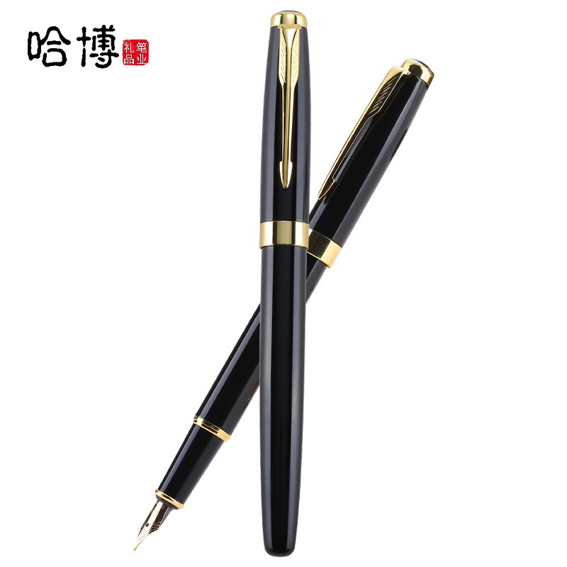 Advertising Metal Pen Business Office Gift Pen Hotel Conference Commemorative Black Signature Pen Logo Wholesale