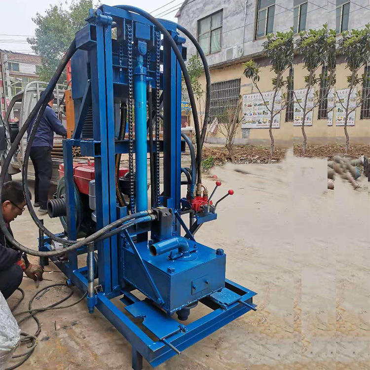 小型液压打井机 柴油钻井机 柴油电动钻机 家用水井钻机厂家