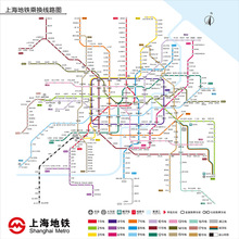 上海地铁线路图2023年新版上海地铁换乘线路图轨道交通网络示意图