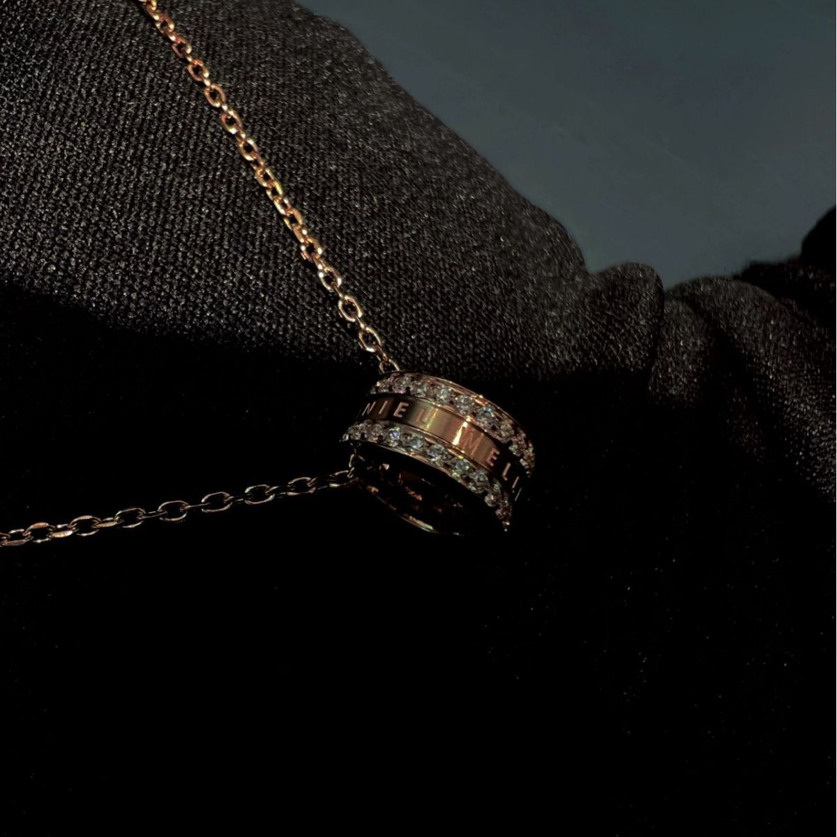 danlblweltington新款dw璀璨星辰环锁骨项链潮流情侣白塔玫瑰简约