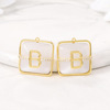 Manufactor wholesale Partially Prepared Products Jewelry parts Material Science Metal Opal square Pendant diy Necklace, earring, pendant Manufactor wholesale Partially Prepared Products Jewelry parts Material Science Metal Opal square Pendant diy Necklace, earring, pendant