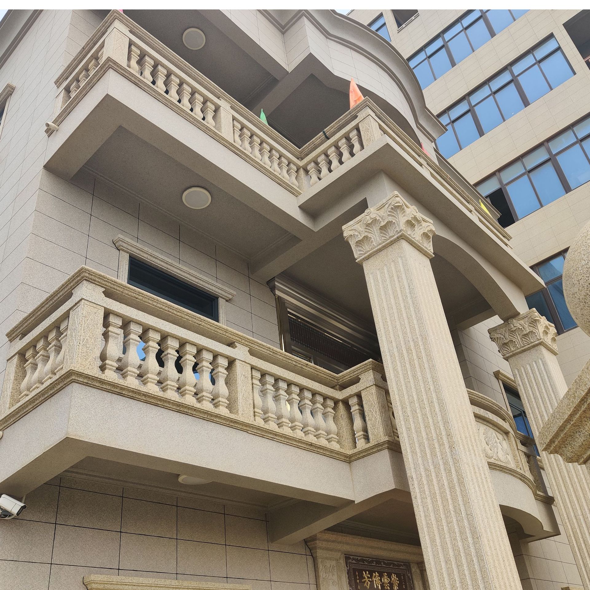 外墙大理石效果图