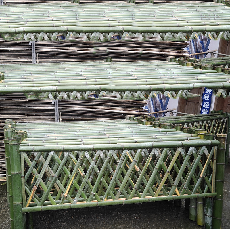 厂家供应竹篱笆竹笆各类规格竹围栏林业及园林业竹栅栏定制