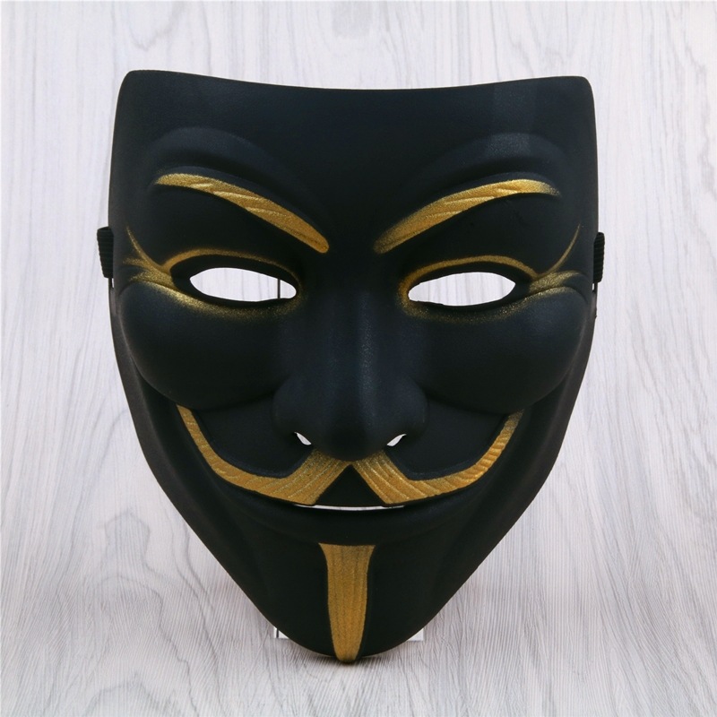 Halloween Film Theme Mask Movie V Mask V Face Mask V Monster-V Face with Blush V Mask