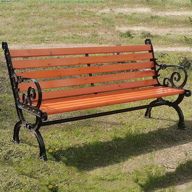 公园椅户外长椅休闲庭院靠背椅室外凳露天公共椅子排椅广场休息凳