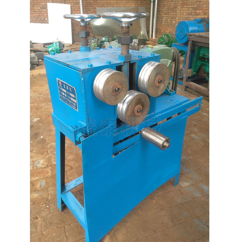 7轴盘管机 钢管卷园机 金属棒材卷园设备 铁管盘圆机