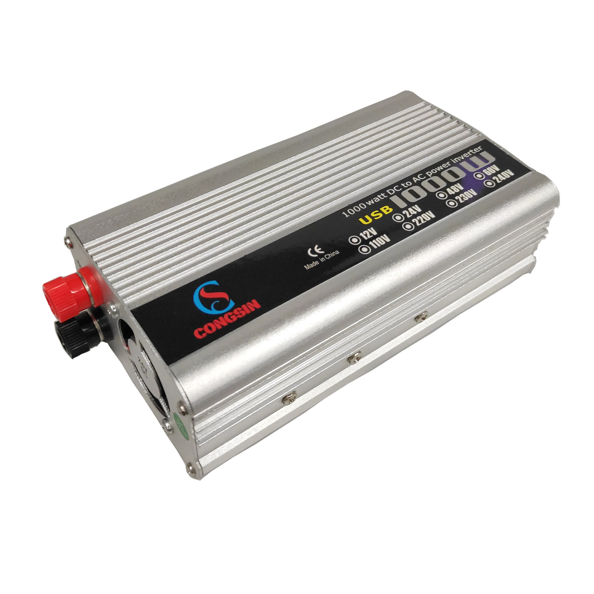 聪芯 12v/24v转220v 1000w车载逆变器 多功能车载逆变电源