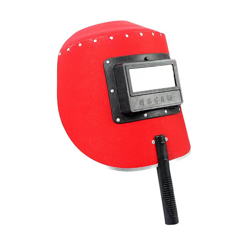 手持半自动式电焊面罩 防飞溅钢纸铝包边焊工焊接焊帽氩弧焊面具