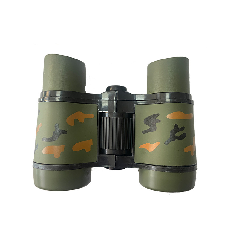 in Stock Wholesale Children's Camouflage Telescope Hd 4x Binoculars Zoom Outdoor Exploration