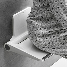 浴室坐凳换穿鞋淋浴房沐浴洗澡座椅老人家用壁挂式卫生间折叠凳子