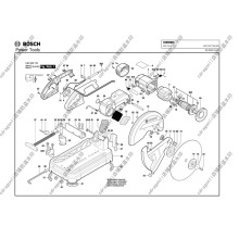 博世gco14-24型材切割机转子定子开关碳刷齿轮外壳架博士马达零件
