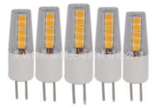 厂家直供 G4 LED 12V 陶瓷无频闪 直插脚玉米灯泡G4-AC/DC12V-2W-