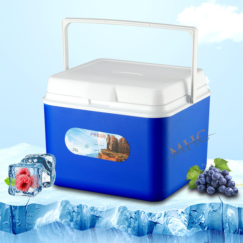 保温冷链藏箱便携式33l食品保鲜箱车载户外送餐保温箱钓鱼箱