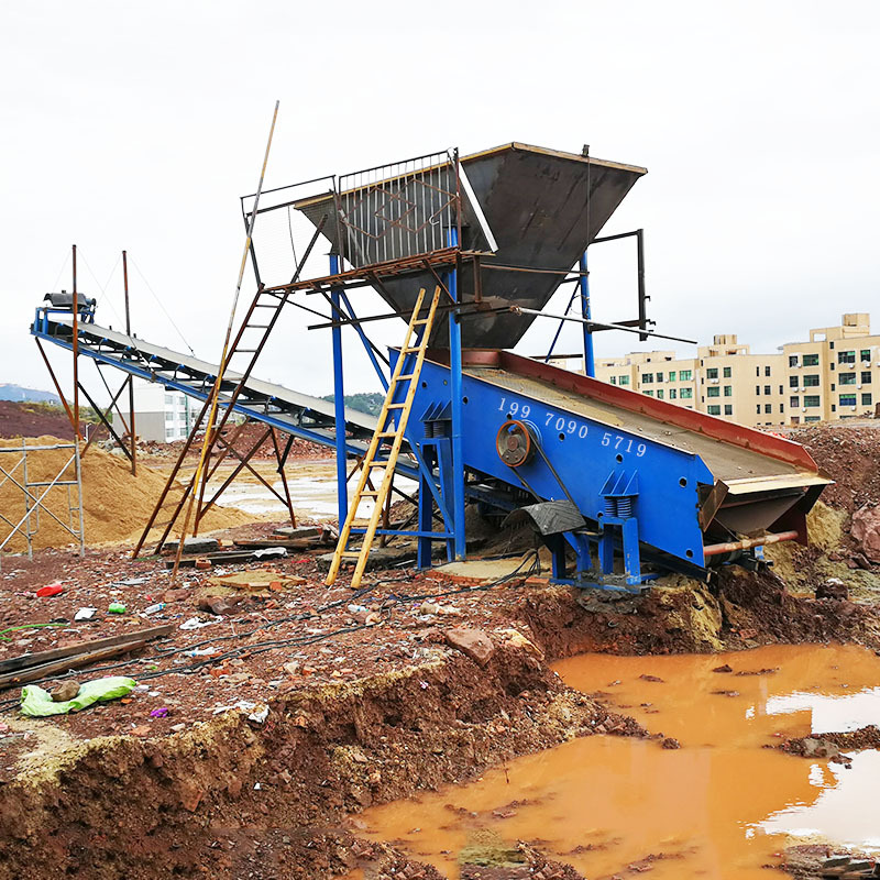 直线振动筛矿用筛分设备筛沙砂石摇摆筛多层三层分级筛震动分拣机