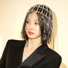 外贸时尚水钻流苏头饰跨境气质波西米亚风发饰发链女士 Hair band