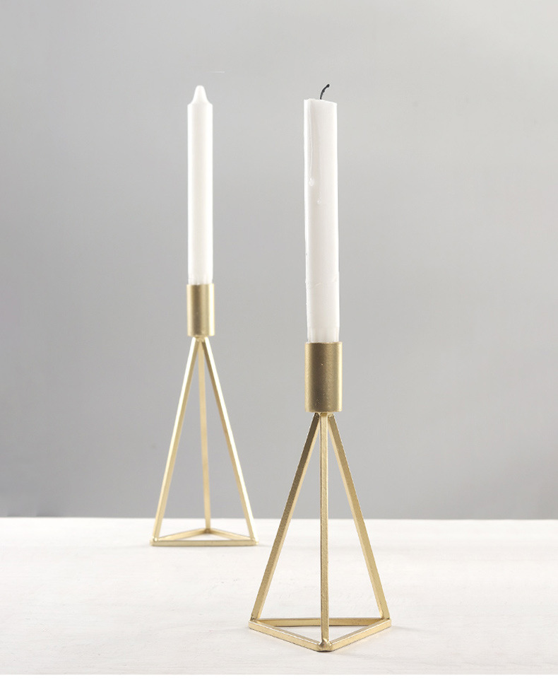 柔软时光厂家定制candle holder蜡烛台摆件 金属蜡烛架单头烛台