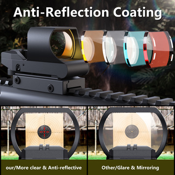 跨境专供红警游戏枪红膜激光瞄准镜四变点瞄准器-阿里巴巴