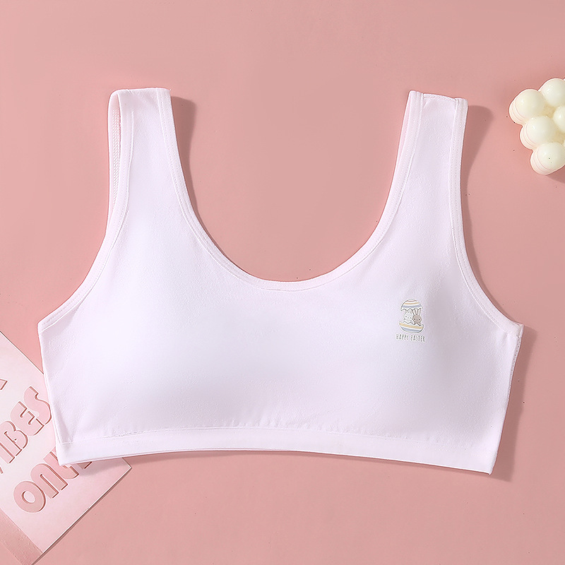 青春期初中生大童少女发育期小学生儿童内衣女童小背心女孩文胸罩
